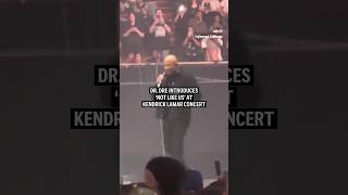 Dr Dre introduces ‘Not Like Us’ at Kendrick Lamar concert [upl. by Raul]