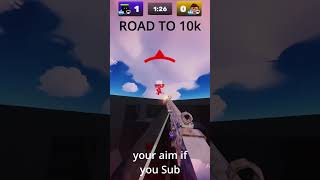 Follow for better aim in Roblox RIVALS  roblox shootinggames tracking [upl. by Sophi]