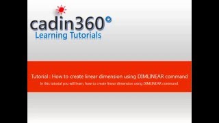 How to create linear dimension using DIMLINEAR command [upl. by Nonez]