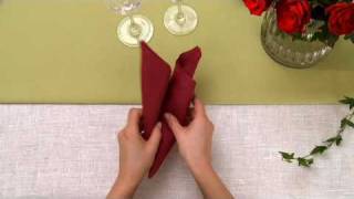 Napkin folding from Duni  Cone [upl. by Annahael978]