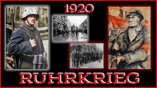 1920 Reichswehr vs Rote Ruhrarmee [upl. by Ahsyas]