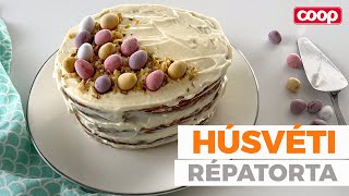 Húsvéti répatorta  Coop recept 🥕 🐰 🤩 [upl. by Cardie]