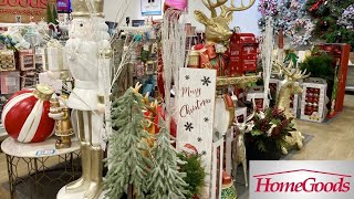 HOMEGOODS CHRISTMAS DECOR CHRISTMAS DECORATIONS ORNAMENTS SHOP WITH ME SHOPPING STORE WALK THROUGH [upl. by Ahcsim869]