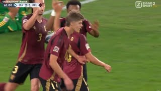 Leandro Trossard Goal Italy vs Belgium 22 All Goals and Extended Highlights [upl. by Nahtnaoj]