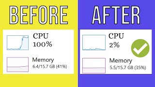 How To Fix High RAMMemoryCPUDISK Usage on Windows 1011QuickampEasy [upl. by Calida]