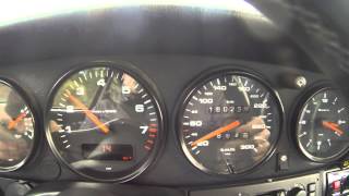 Porsche 964 Carrera 2 0100 Acceleration [upl. by Anerec]