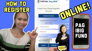 How to Register PagIBIG Online using Mobile Phone Step by Step Complete Registration [upl. by Nahgeam499]