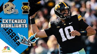 Purdue vs Iowa  EXTENDED HIGHLIGHTS  1072023  NBC Sports [upl. by Hsevahb]