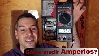 ¿Cómo medir AMPERIOS con la pinza amperimetrica Vídeo 33 [upl. by Eilram887]