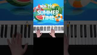 in the summertime MUNGO JERRY piano tutorial [upl. by Sigfried241]