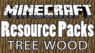 Minecraft  How to Make HD TREE WOOD Textures TextureResource Pack TUTORIAL 8 [upl. by Kielty]