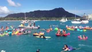 Waikiki 4th of July Boat Party 2013 pt2 [upl. by Larentia419]