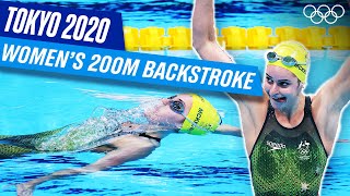 Swimming Womens 200m Backstroke Final  Tokyo 2020 Replays [upl. by Kiley]