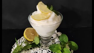 Sorbetto al limone con meringa italiana [upl. by Arnst]