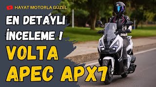 Volta APEC APX7 İnceleme  200cc Güçlü ve Konforlu  Hayat Motorla Güzel [upl. by Yelhak340]