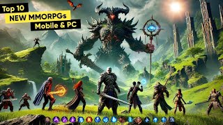 Top 10 New MMORPG Games on Android amp iOS 2024 [upl. by Atterol855]