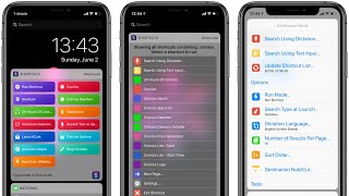 شرح تطبيق الاختصارات فى الايفون 😎 Shortcut [upl. by Idnod]