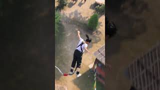 📍Bungee Jumping in RISHIKESH Height360 Feet [upl. by Aivul]