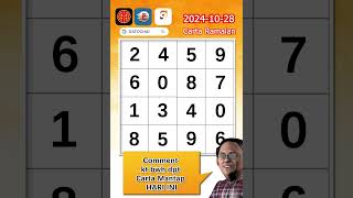 Carta Ramalan 4D Prediction Gd Lotto 102824  Dato Chai ramalan4d gdlotto4dchart 9lotto4D [upl. by Wileen]