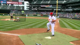 Softball 360 Long Haul Bombers at Safeco FIeld [upl. by Inad511]