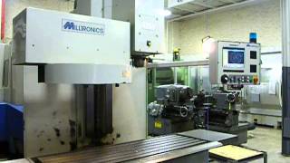 Milltronics RH30 CNC Vertical Mill Milling Machine Machining Center VMC [upl. by Calvano]