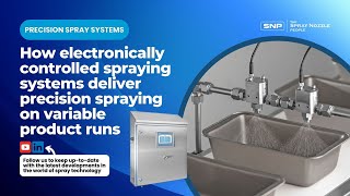 How electronically controlled spraying systems deliver precision spraying on variable product runs [upl. by Airel253]