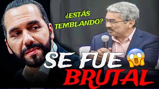 ¿ESTÁS TEMBLANDO Bukele destruye a ACADÉMICO hasta casi van a los MADRAZOS😱 [upl. by Nell768]