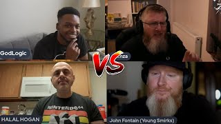 GodLogic VS Hamza’s Den LIVE Ft Sam Shamoun amp John Fontain [upl. by Ztirf]