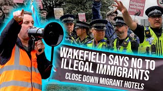 WAKEFIELD STANDS UP enoughisenough wakefield migrantcrisis [upl. by Thay]