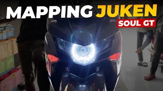 MAPPING ECU JUKEN BOREUPAN SOUL GT 150CC [upl. by Neelloj]