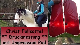 Christ Fellsattel Satteldruckmessung mit Impression Pad  Teil 1 [upl. by Nuris]