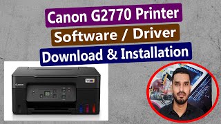 Canon G2770 Printer Software  Driver Download amp Installation ll മലയാളം [upl. by Leahkim]