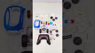 Mini Car Powered by DC motor  Remote control car  Remote car  remote wali car  DC motor RC car [upl. by Anaujnas]