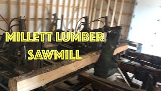 Circular Sawmill Sawing Spruce [upl. by Annatnas]