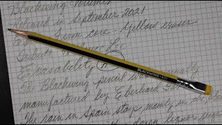 Blackwing Volumes 651 Pencil Review [upl. by Hsekin]