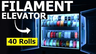 WORLDS BEST Filament Storage System IT SPINS [upl. by Nivi]