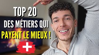 TOP 20 DES MÉTIERS QUI PAYENT LE MIEUX EN SUISSE [upl. by Laertnom]