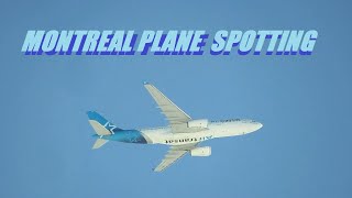 PLANE SPOTTING IN MONTREAL CANADA DECEMBER  JANUARY 2022 [upl. by Atiras163]