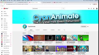 Back to his Original YouTube Channel Name CyanAnimate [upl. by Einreb901]