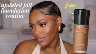 MAC STUDIO RADIANCE FOUNDATION REVIEW  FALL FOUNDATION ROUTINE [upl. by Dre]