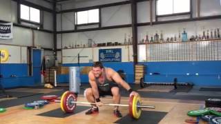 Dmitry Klokov one arm 220 lbs 100 kg snatch o [upl. by Grunberg]