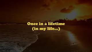 Once in a Lifetime by Craig David Lyric Video [upl. by Audi]