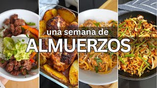 UNA SEMANA DE ALMUERZOS SALUDABLES  Michela Perleche [upl. by Elisabeth]