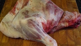 How To Bone And Roll A Shoulder Of Lamb [upl. by Derman]