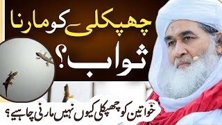 Islamic question answer Chipkali ko Marna Sawab  Maulana ilyas qadri Madni TV Urdu [upl. by Eceined643]