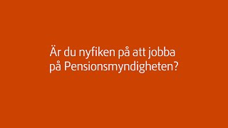 Pensionsmyndigheten produktionsavdelningen Luleå [upl. by Olia]