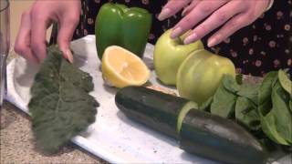 Detox Green Juice Kuvings Whole Slow Juicer [upl. by Monto]