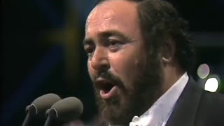 Luciano Pavarotti  Puccini Donna Non Vidi Mai live from Hyde Park in London 1991 [upl. by Novaelc510]