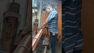 Copper cylinder polishing work shorts calmdown polisi trending [upl. by Latreshia]