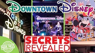 Downtown Disney Secrets Revealed  World of Disney Remodel [upl. by Annalee]